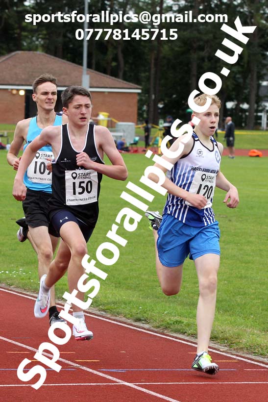 800 metres 53, NECAA Open Meeting, Morpeth, Sunday, March 23rd. David T. Hewitson/Sports for All Pics
